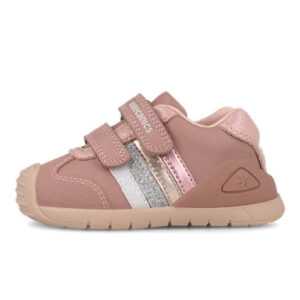 Pantofi copii Fete din piele, Roz Prafuit, Biomecanics – 261131-D159