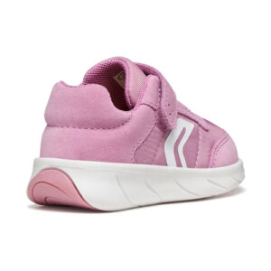 Pantofi copii fete din piele Suede Geox Foot-Run Dark Pink – B661JA_0FU22_C8241