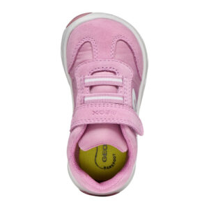 Pantofi copii fete din piele Suede Geox Foot-Run Dark Pink – B661JA_0FU22_C8241