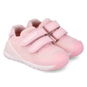 Pantofi copii fete din textil Biomecanics, Roz – 252130-D032