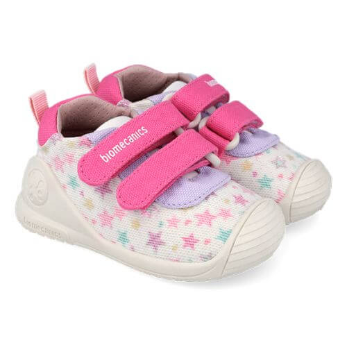 Pantofi copii fete din textil Biomecanics, Alb – 262176-B050 Pantofi copii fete din textil Biomecanics, Alb – 262176-B050