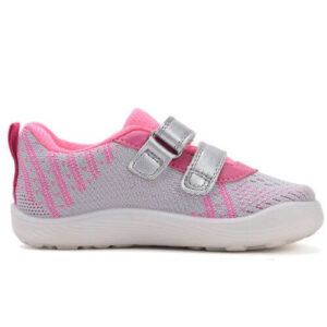 Pantofi copii fete din textil DD Step, Gri – F093-51399E