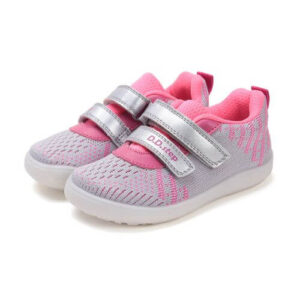 Pantofi copii fete din textil DD Step, Gri – F093-51399E