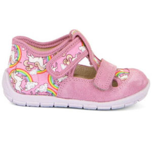 Pantofi copii fete din textil Froddo, Roz – G1700412-8