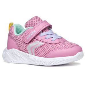 Pantofi copii fete din textil Geox, Roz – B454TD-01454-CE83B