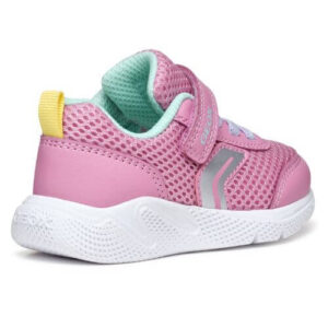 Pantofi copii fete din textil Geox, Roz – B454TD-01454-CE83B