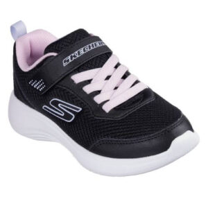 Pantofi copii fete din textil Skechers, Negru – 303573N