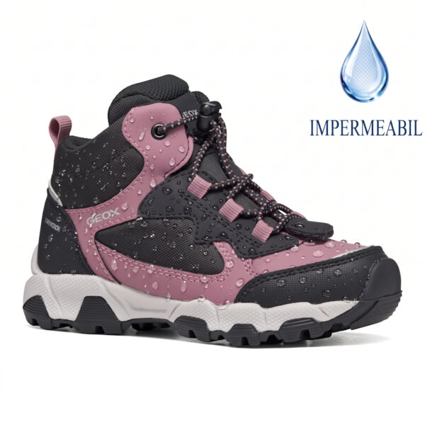 Pantofi copii fete Geox Magnetar Abx, Roz – J464LB_050FU_C9321