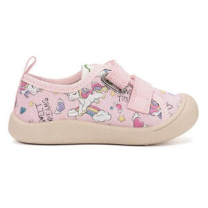Pantofi copii fete textil DD Step, Roz – C100-61621