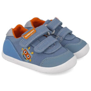 Pantofi copii băieți calapod lat din textil Biomecanics, Albastru – 252196-A371