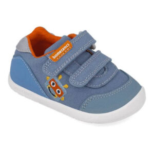 Pantofi copii băieți calapod lat din textil Biomecanics, Albastru – 252196-A371