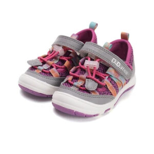 Pantofi decupati copii fete din textil DD Step, Mov – F065-61331D