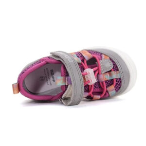 Pantofi decupati copii fete din textil DD Step, Mov – F065-61331D