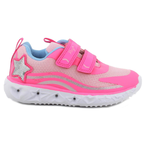 Pantofi copii fete cu LED din textil Primigi, Roz – 5965611