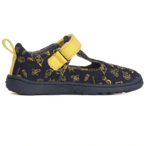 Pantofi copii baieti Barefoot din canvas DD Step, Albastru – C077-41418B