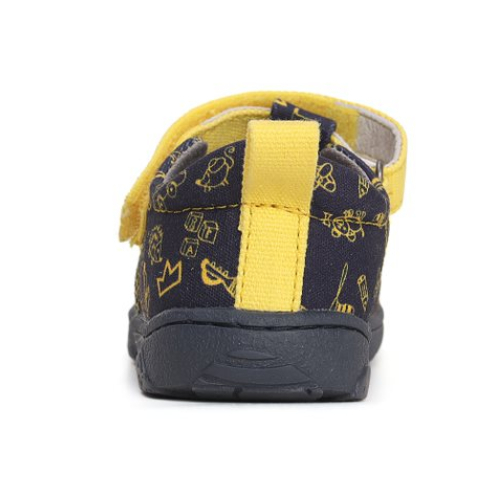 Pantofi copii baieti Barefoot din canvas DD Step, Albastru – C077-41418B