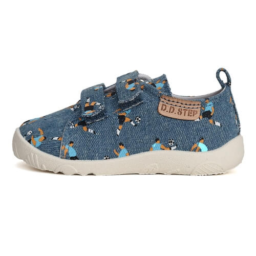 Pantofi copii baieti din canvas DD Step, Albastru – CSB-41907B