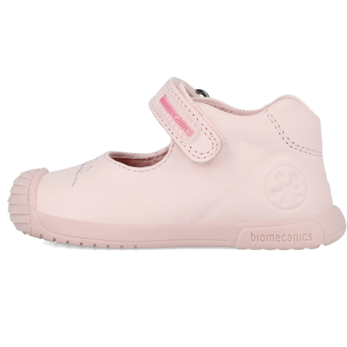 Pantofi copii fete din piele Biomecanics, Roz – 241105-B779