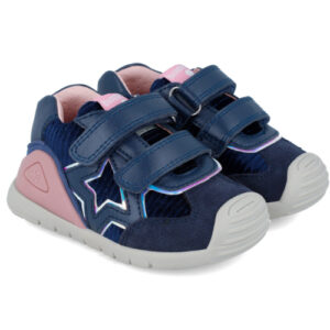 Pantofi copii fete din piele Biomecanics, Mov – 241111-A183