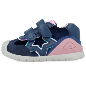 Pantofi copii fete din piele Biomecanics, Mov – 241111-A183
