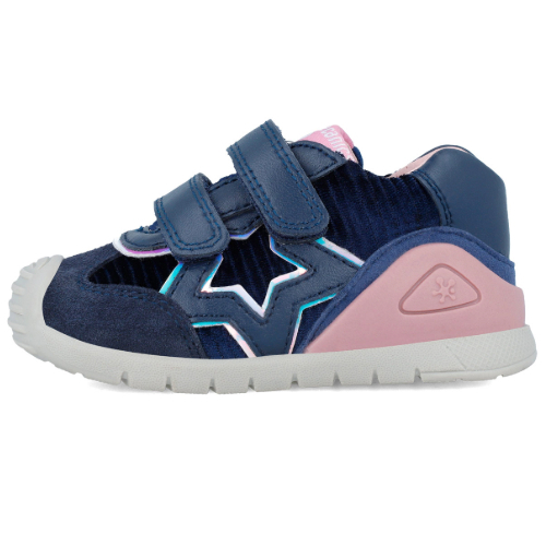 Pantofi copii fete din piele Biomecanics, Mov – 241111-A183