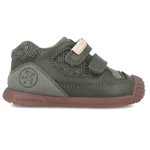 Pantofi copii baieti din piele Biomecanics, Verde – 241127-B788