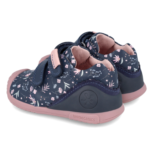 Ghete copii fete din piele imblanite, Biomecanics, Albastru – 241102-A183FB