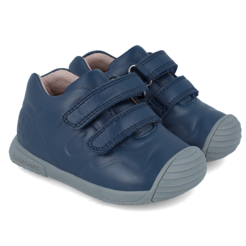 Ghete copii baieti din piele imblanite, Biomecanics, Albastru – 241124-A183FB