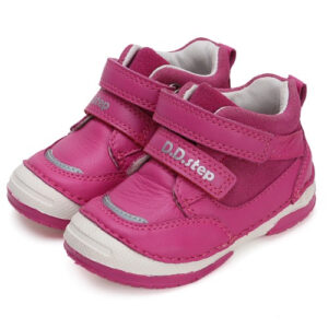 Pantofi copii fete din piele DD Step, Roz – S038-42241C
