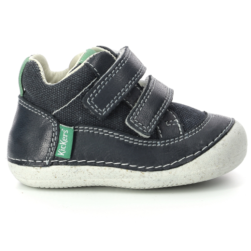 Pantofi copii baieti din piele Kickers, Negru-894560-10-101 Pantofi copii baieti din piele Kickers, Negru-894560-10-101