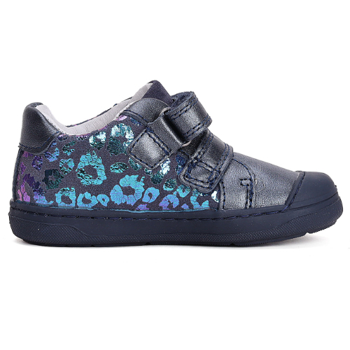 Pantofi copii fete din piele Ponte, Albastru – DA03-4-2845A