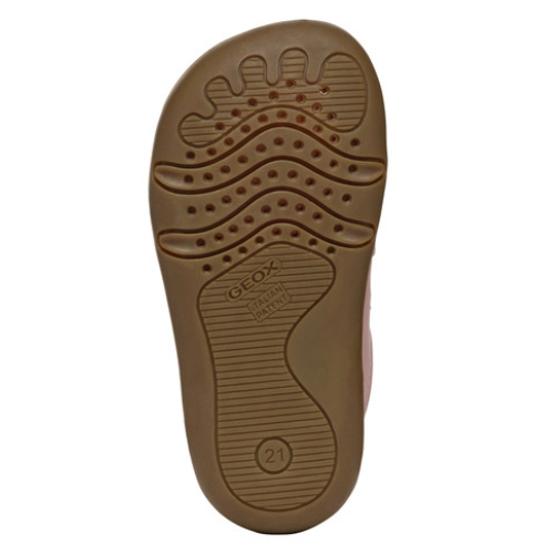 Pantofi copii fete Barefoot din piele Geox, Roz – B4663A_00085_C8014