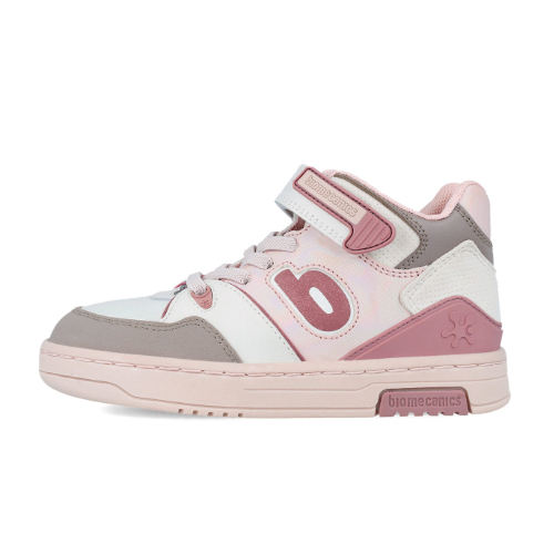 Pantofi copii fete din piele Biomecanics, Roz – 241233-E695