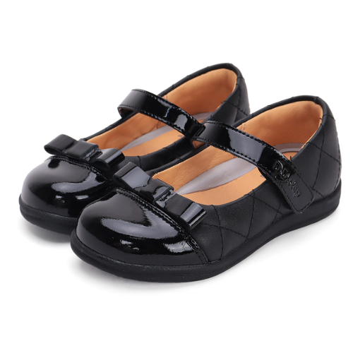 Pantofi copii fete din piele DDStep, Negru – H072-42964