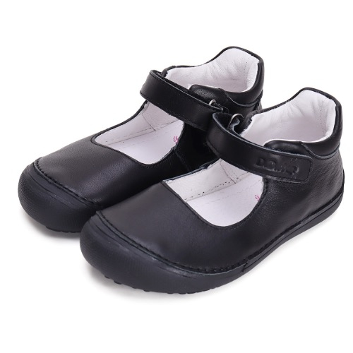 Pantofi copii fete din piele, Negru – H063-42716C