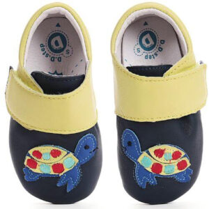 Pantofiori de interior copii baieti din piele DD Step, Albastru – K1596-52102