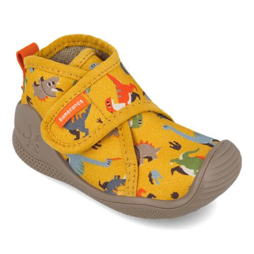 Pantofiori de interior copii baieti din textil Biomecanics, Galben – 261184-C570