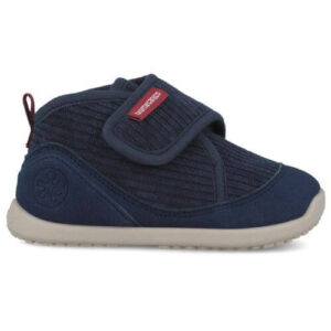 Pantofiori de interior copii baieti din textil Calapod lat Biomecanics, Albastru – 251171-A089