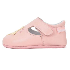 Pantofiori de interior copii fete din piele DD Step, Roz – K1596-61962
