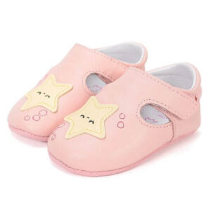 Pantofiori de interior copii fete din piele DD Step, Roz – K1596-61962