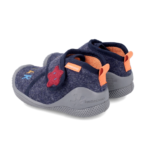 Pantofiori de interior copii baieti din textil Biomecanics, Albastru – 231289-A