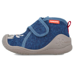 Pantofiori de interior copii baieti din textil Biomecanics, Albastru – 241155-A089