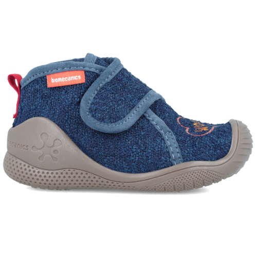 Pantofiori de interior copii baieti din textil Biomecanics, Albastru – 241155-A089