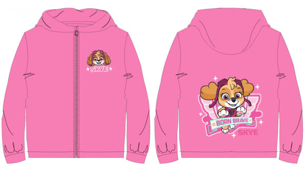 Geaca Fleece pentru fete cu personaj Paw Patrol – 52-28-2201