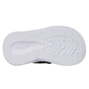 Sandale copii baieti cu LED din textil Skechers, Negru – 407033-BKLM