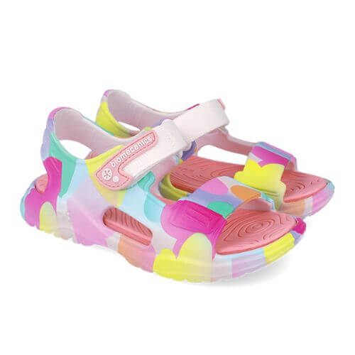 Sandale copii fete de plaja Biomecanics, Multicolor – 252296-A050 Sandale copii fete de plaja Biomecanics, Multicolor – 252296-A050