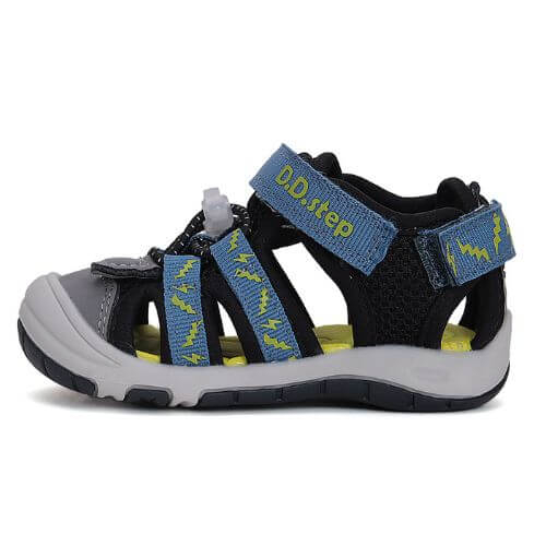 Sandale copii baieti din canvas DD Step, Negru – G065-51748B