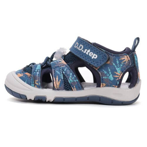 Sandale copii baieti din canvas DD Step, Albastru – G065-61146A