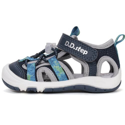 Sandale copii baieti din canvas DD Step, Albastru – G065-61599A