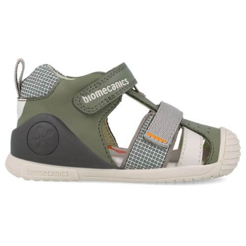 Sandale copii baieti din piele Biomecanics, Verde – 252117-B830